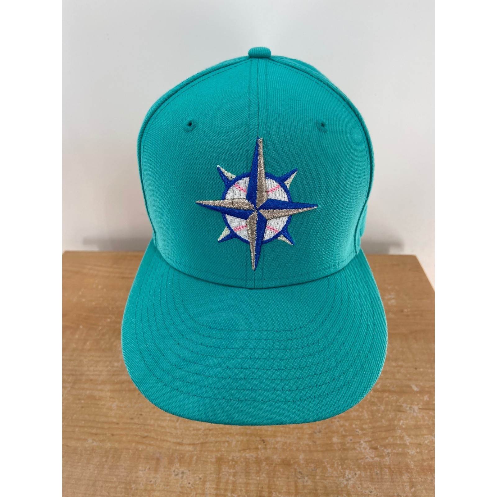 New Era 59FIFTY Seattle Mariners 25th Anniversary Fitted Hat Teal Size 7 1/2