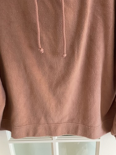 Lou & Grey Loft Womens Size M Medium Pink Fleece Hoodie Soft Knit EUC - Picture 3 of 11