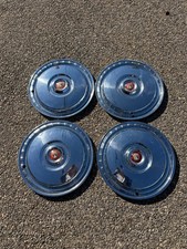 1955 1956 Ford Victoria Sunliner Thunderbird 15 Inch Hubcaps Wheel Covers