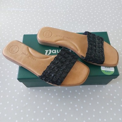 Damen Sandalen, Sandaletten, Pantoletten, schwarz Gr. 39, Paul Green neuwertig