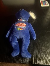 Nascar DuPont Motorsports Ty Beanie Babies Jeff Gordan #24 Blue Bear W/ Tags