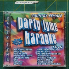 Used Audio Music CD Party Tyme Karaoke Country Female SYB-1017 CD G 2002