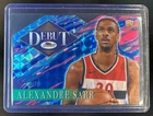 2024 Topps Finest Basketball Blue Geometric Refractor Alexandre Sarr #D-1