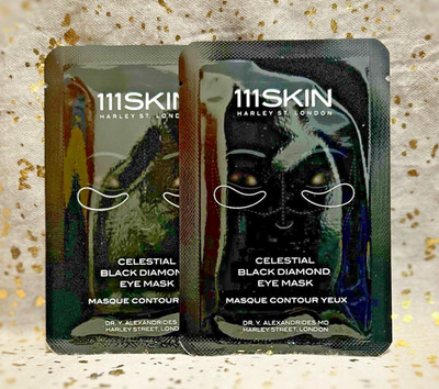 2x~111SKIN~Celestial Black Diamond Eye Masks~6ml/0.2oz~2 Sets~NWOB~Exp. 05/27
