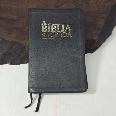 A Biblia Sagrada Portuguese Leather Joao Ferreira de Almeida TBS Trinitarian