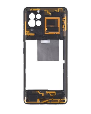 Mid Frame Compatible with Samsung Galaxy A42 5G (A426 / 2020) (Prism Dot Black)