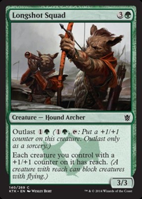 x4 Longshot Squad C MTG Khans of Tarkir M/NM, English