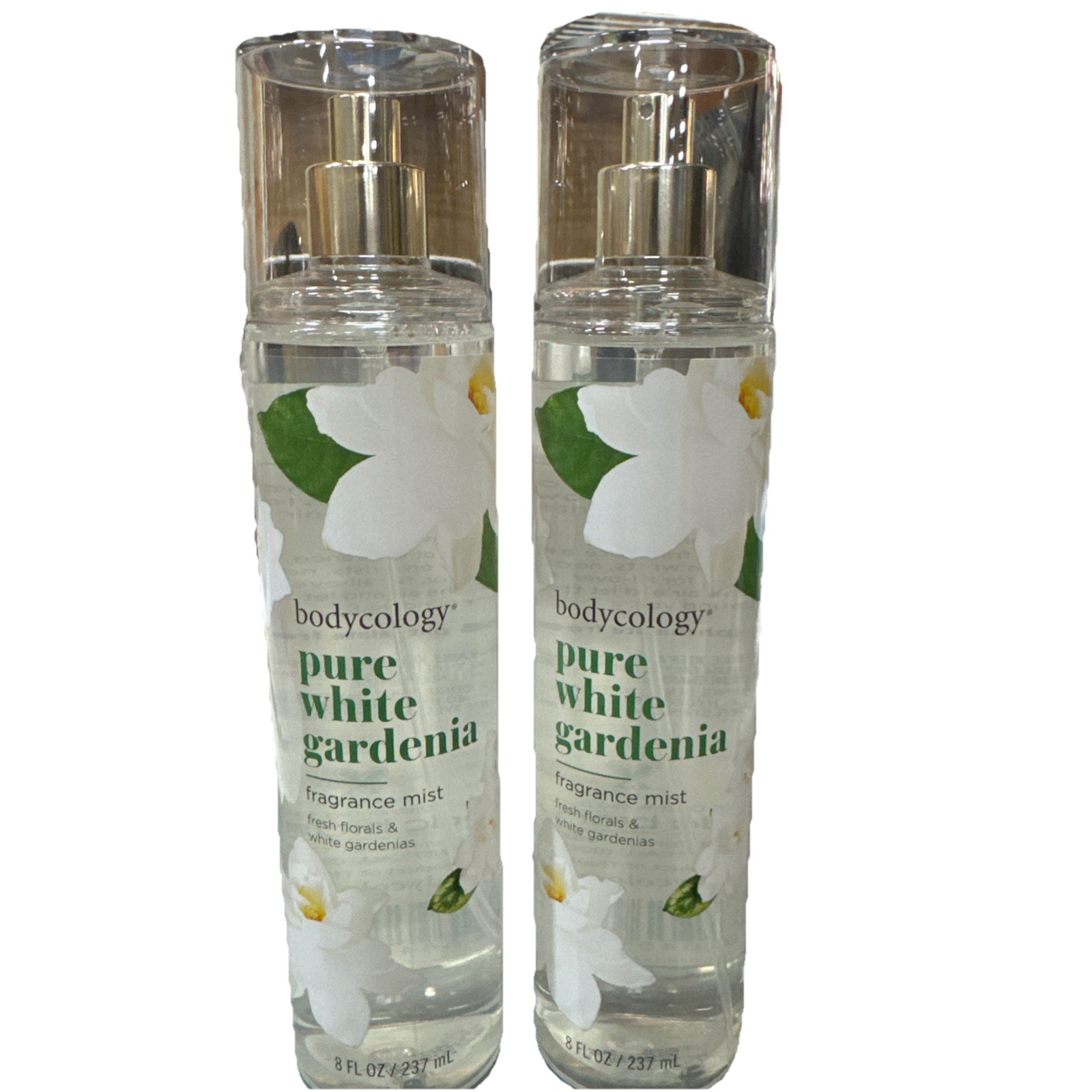 2 Pack Bodycology Pure White Gardenia Body Mist - Long-Lasti