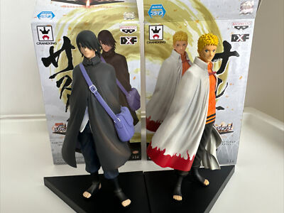 Naruto Figure lot of 2 Banpresto Sasuke DXF Shinobi Relations uzumaki uchiha