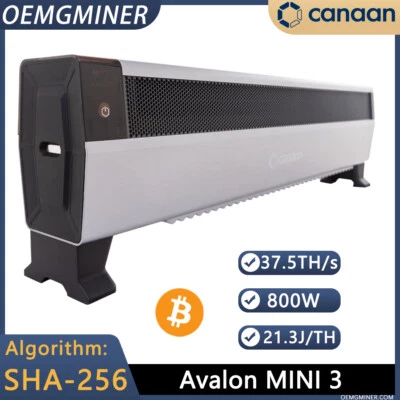 New Canaan Avalon Mini 3 - 37.5TH/s 800W Bitcoin Miner -Shipped on March