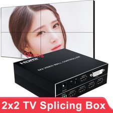 1080p HDMI 2x2 Screen Splicing Box 4 TV Video Wall Controller Processor 1x3 1x4