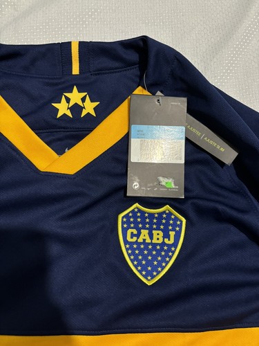 NWT Nike Boca Juniors Jersey Mens Medium 2019/20 CABJ Soccer Yellow Argentina - Picture 4 of 11