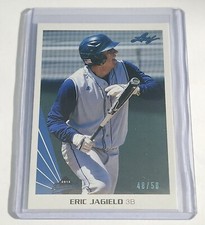 2013 Leaf Memories Eric Jagielo Blue Parallel Prospect #'d 48/50 #B-EJ1