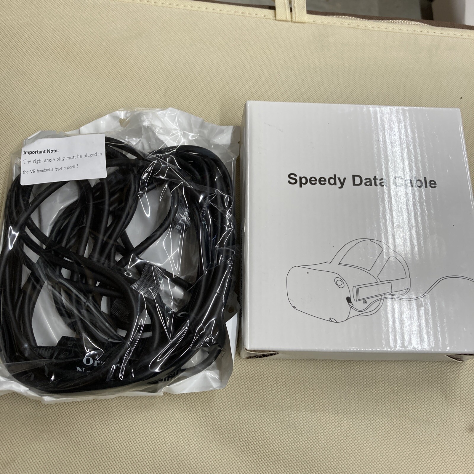 VR Headset Fast Charging Data Cable for Oculus Quest 2 & Meta Rift S-image