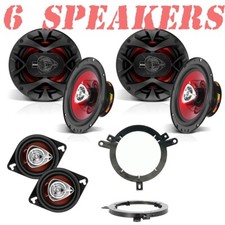 Frontrear Doors Dash Boss Speakers Package For 1993-1998 Jeep Grand Cherokee