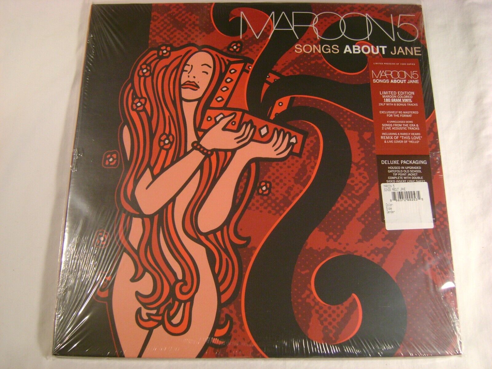 MAROON 5 Songs About Jane Limited Pressing Maroon Vinyl Limited Edition Sealed