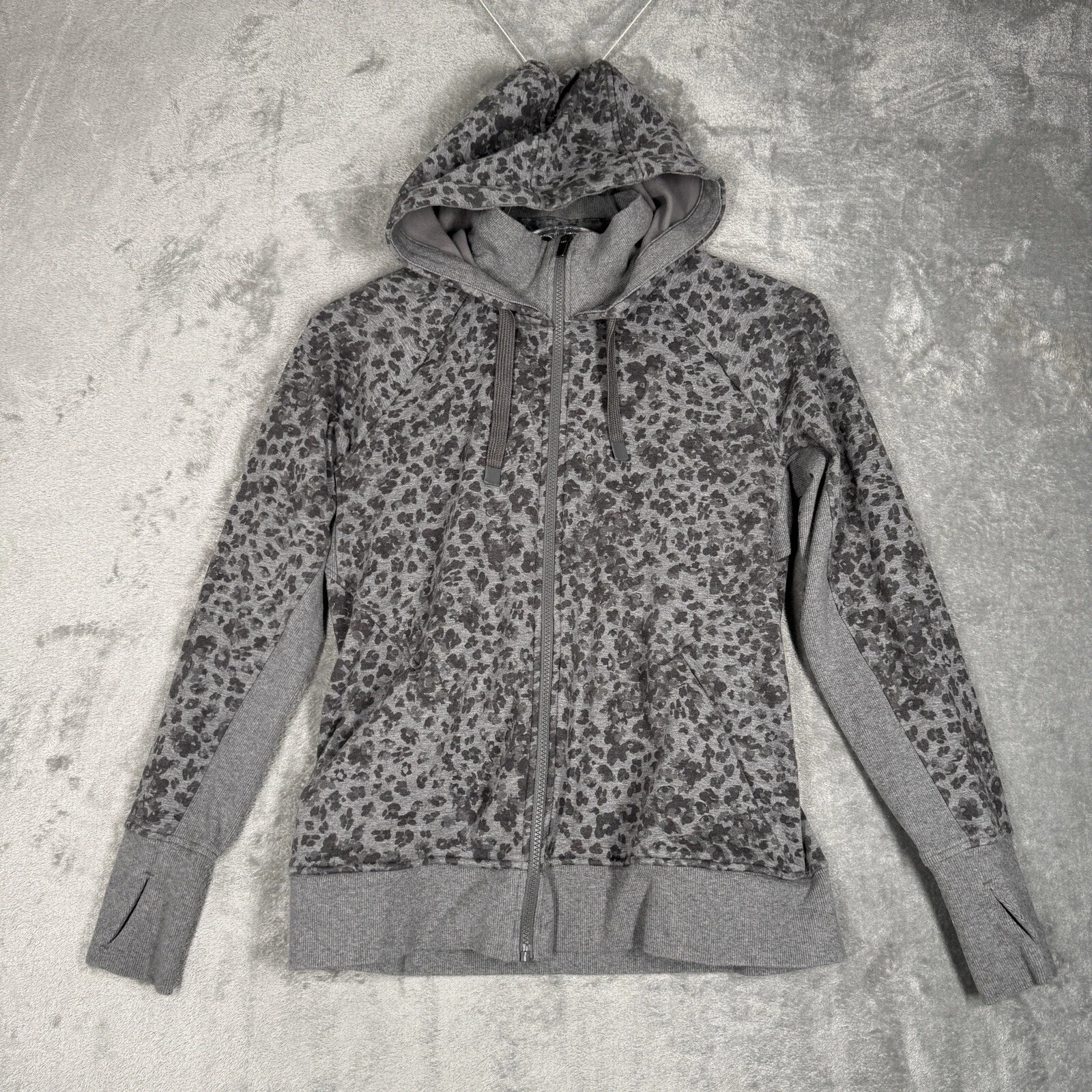 athleta libra triumph printed casual hoodie