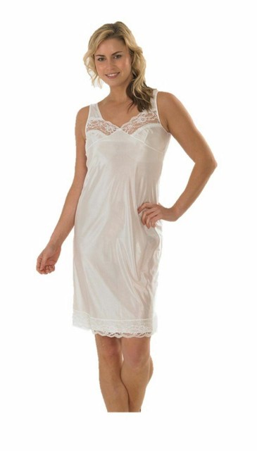 Ladies Marlon Petticoat Under Dress Full Slip Build up Shoulder Pink Size 24 for sale online | eBay