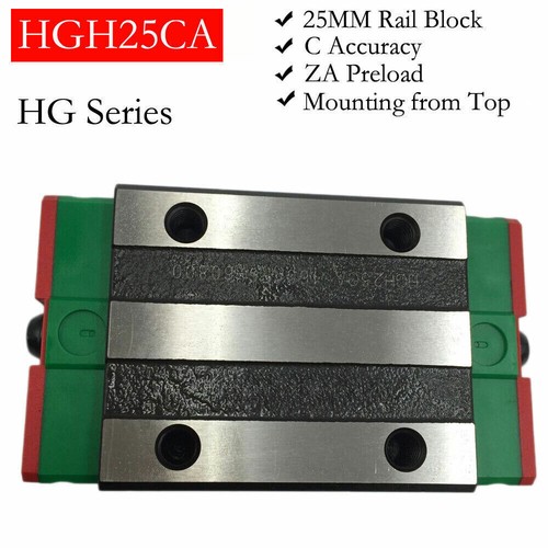 Hiwin HGH15CA HGH20CA HGH25CA HGH35CA Slider Linear Rail Block Carriage ...