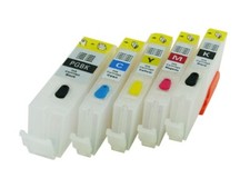CARTUCCE VUOTE CANON CLI-551 PGI-550 RICARICABILI CON CHIP CLI551 PGI550