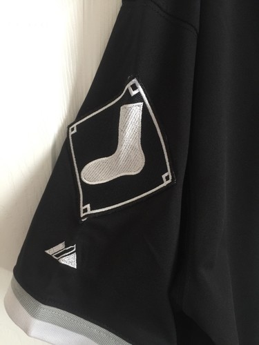 CHICAGO WHITE SOX JAKE PEAVY #44 Size 50 SEWN MEN'S BLACK BUTTON-DOWN MLB JERSEY - Picture 10 of 10