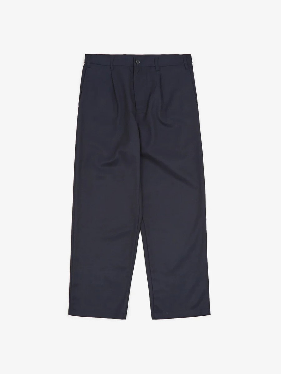 Stussy Volume Pleated Trouser - Navy - Size 30 | eBay UK