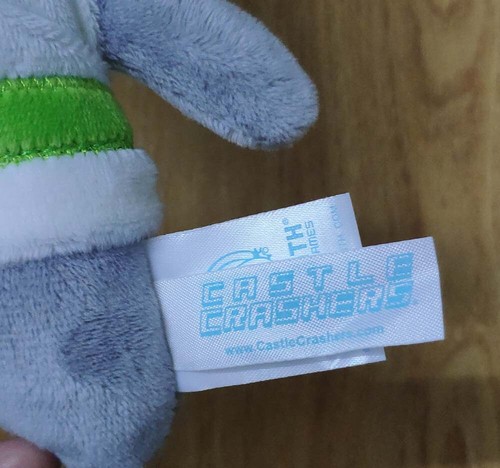 Peluche peluche Castle Crashers blu verde cavaliere nuovo 20 cm 2 pezzi - Foto 5 di 5