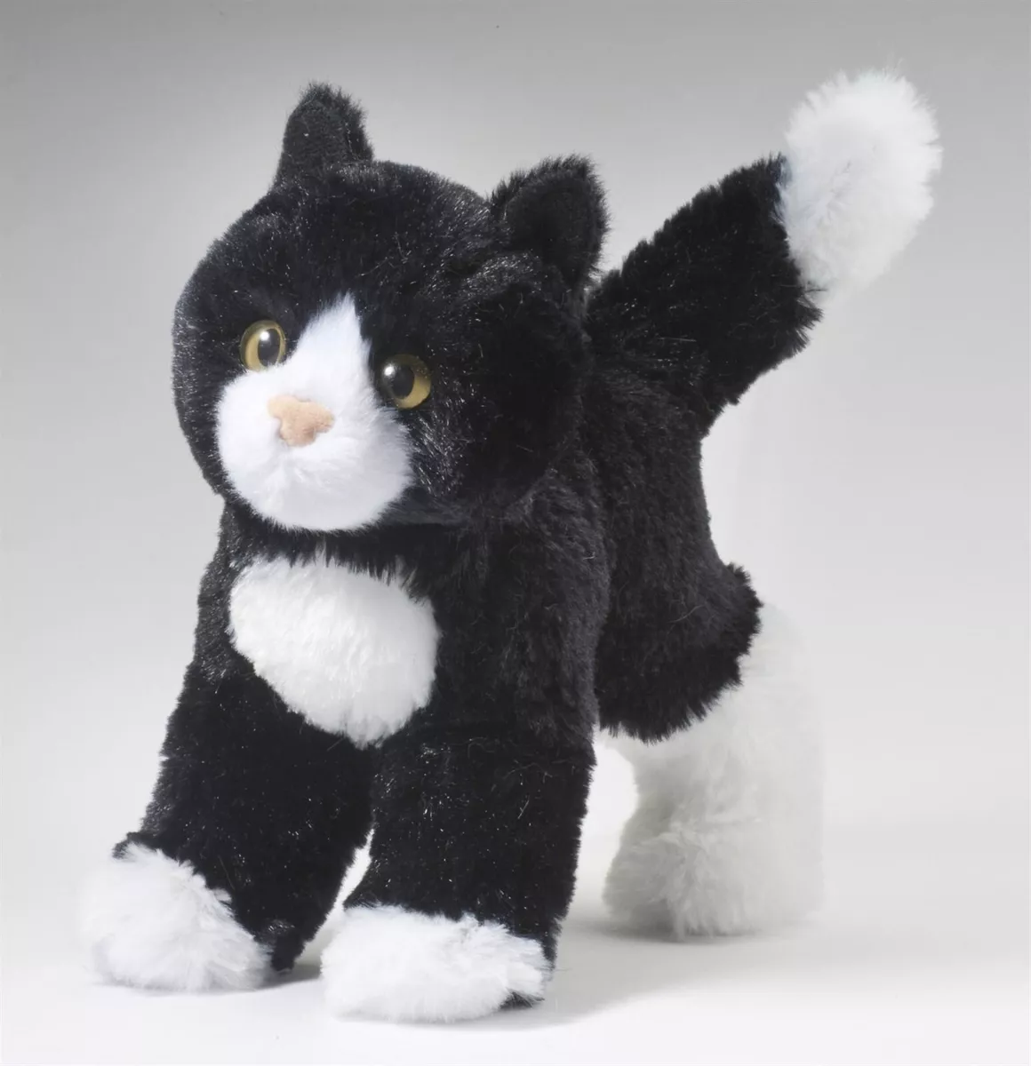 Nigel the Black Cat Plushie Toy Black Cat Stuffed Animal 