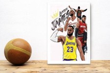 LeBron James Basketball Legend Poster Premium Quality Choose your Size