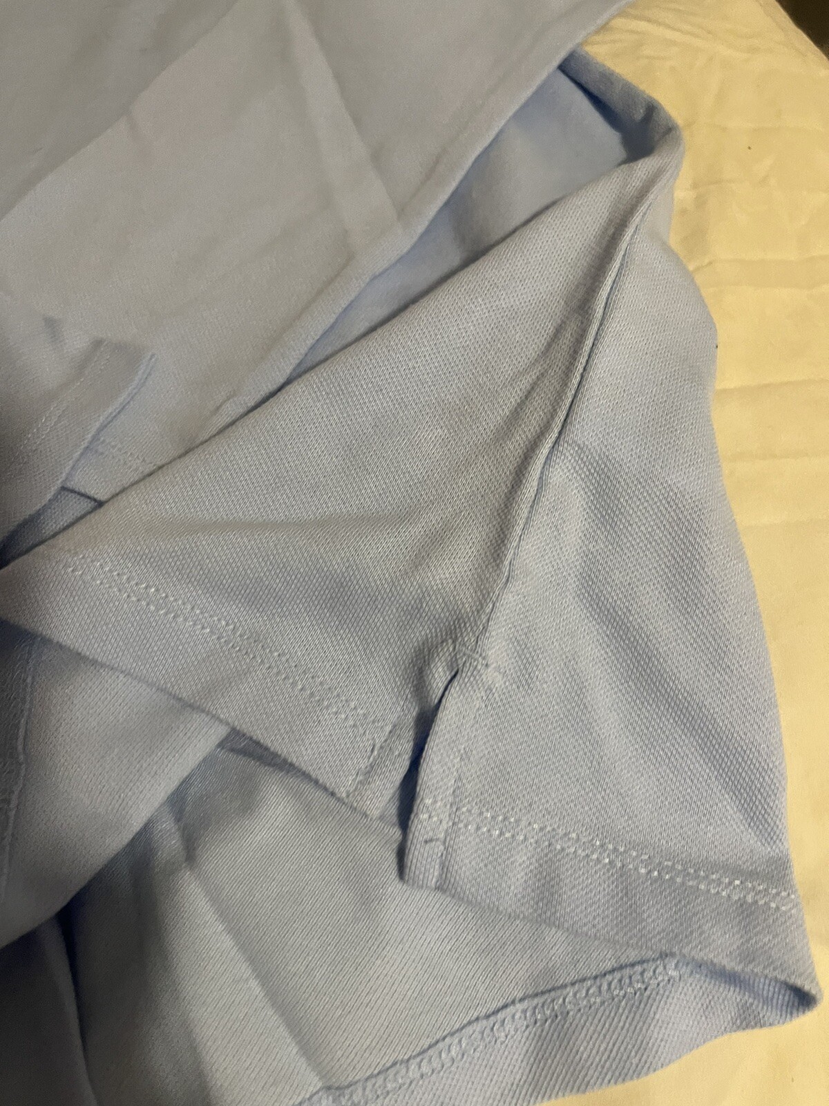 NWT XL (14) Girl's Children's Place Uniform Long Sleeve Ruffle Polo