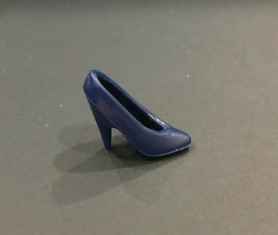 navy blue high heels closed toe