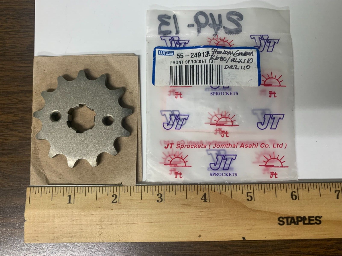 New JT Steel Front Sprocket 13 Tooth Honda Grom Kawasaki KLX110