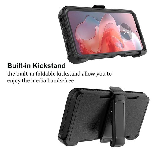 For Moto G Power 5G/G Stylus/G 5G 2025 2024 Case Belt Holster +Screen Protector - 第 9/36 張圖片