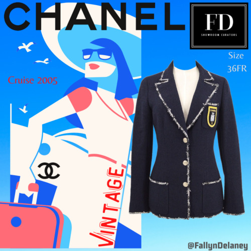Chanel Vintage Runway/Editorial Jacket Cruise 2005