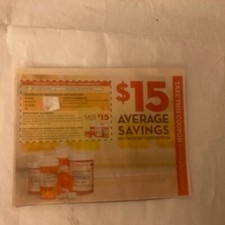 Pharmacy coupon average save $15 off