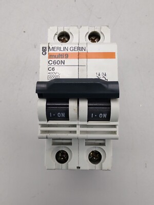 Merlin Gerin multi 9 C60N C6 Circuit Breaker Leistungsschalter