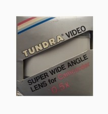Tundra Video 95W Auxiliary  0.5X Super Wide Angle Lens for Camcorder New 