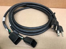 2X14 AWG 3 Conductor 3-Prong Power Cord With Open Wiring, 15 Amp Max, 6 Ft End,