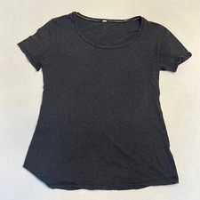 22. Lululemon Charcoal Grey Scoop Neck TShirt
