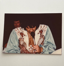 ELVIS PRESLEY ORIGINAL VINTAGE KODAK PHOTO SYRACUSE, NY  JUL. 27 1976 STAMPED