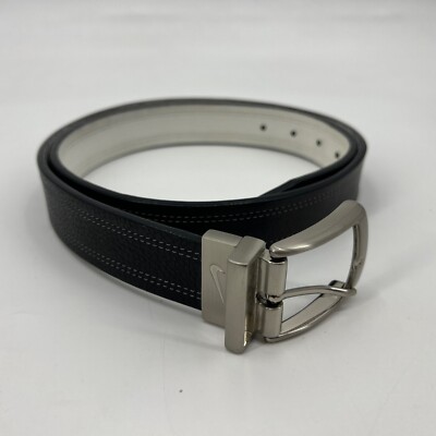 ULTRA Vintage NIKE belt. Collectors item ! VINTAGE NIKE BELT - leather belt -metal belt... | Depop main image 4