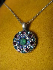 MARIANA GUARDIAN ANGEL SWAROVSKI CRYSTALS FLOWER Necklace Pendant Gift Christmas