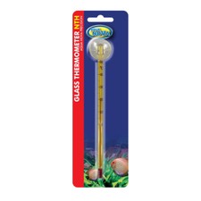 Glasthermometer gelb mit Saugnapf NTH