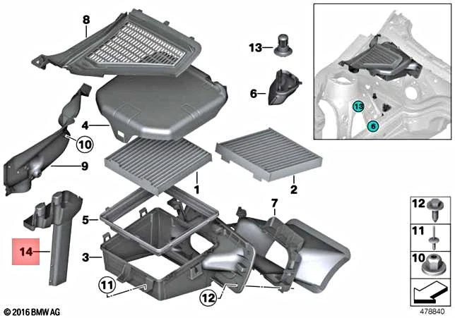 Genuine BMW X3 X4 M F25 F26 X3 18d 18i 20dX 20i 20iX 28dX 28i 