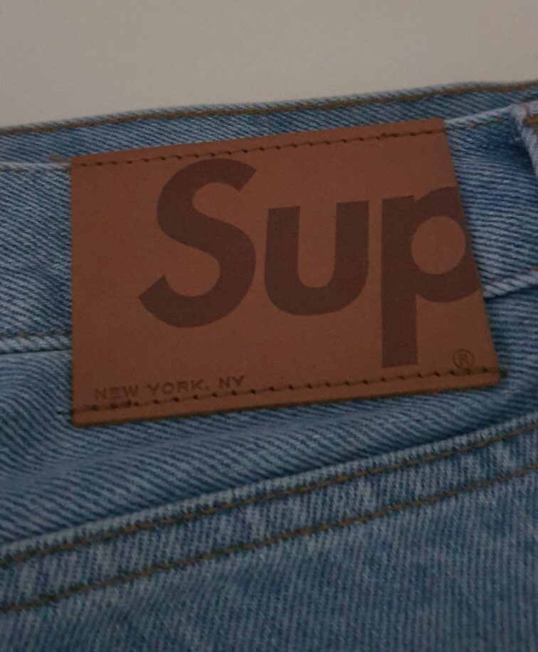 SS22 Supreme stone washed slim jeans 34 W34 L32 seldvedge SS22 Supreme stone washed slim jeans 34 W34 L32 seldvedge