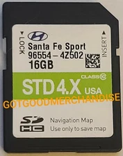 2017 2018 HYUNDAI SANTA FE SPORT NAVIGATION USA MAP SD CARD 4.X 96554-4Z502 OEM