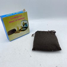 Illuminated Folding Pocket Mirror Makeup Travel Size Compact Women