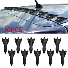 10x Universal Car Roof Shark Fins Spoiler Shark Fin Diffuser Vortex Generator