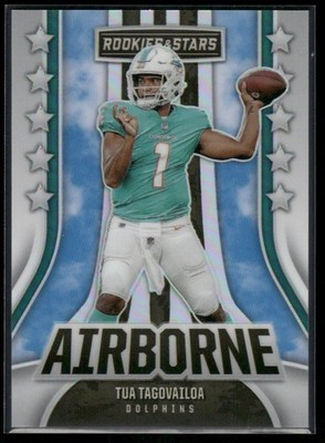 2023 Panini Rookies & Stars Tua Tagovailoa Airborne White #/149 Dolphins #AI-20