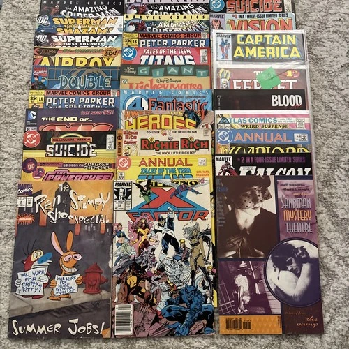 MarveL AND DC LOT of 30 books including amazing Spider-Man!!!